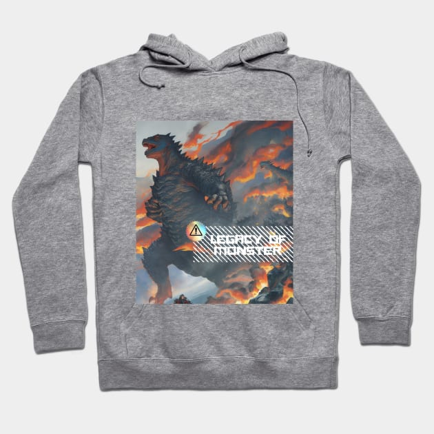 Godzilla Is My Spirit Animal Hoodie by Prossori